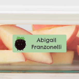 Niedlicher BlackBerry-Beere personalisierter Carto Etiketten