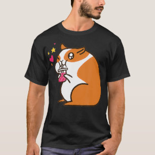 Niedlicher Blasen-Teehamster trinkt Boba Animals T-Shirt