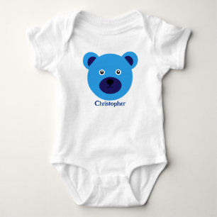 Niedlicher Blaubär Baby Strampler