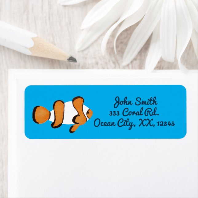 Niedlicher Blaue Tropenmeerkrebs Clownfisch (Insitu)