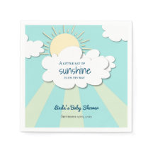 Niedlicher Blauer Ray der Baby-Dusche von Sunshine