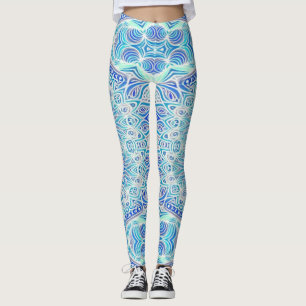 Niedlicher blauer Trend "Ratti_Creative_Arts" Legg Leggings