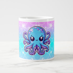 Niedlicher Blauoktopus Jumbo-Tasse