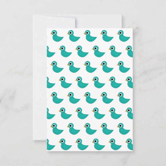 Niedlicher Blauvogel Dankeskarte (Vorderseite)