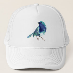 Niedlicher Blauvogel Truckerkappe