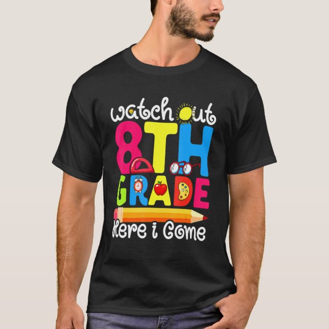 Niedlicher Blick auf den 8. T-Shirt (Vorderseite)