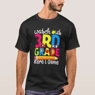 Niedlicher Blick auf den ersten Schultag T-Shirt