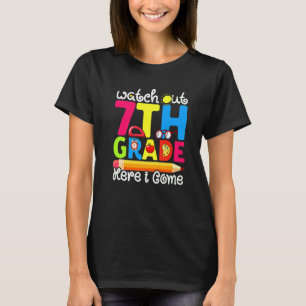Niedlicher Blick auf den ersten Schultag T-Shirt