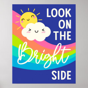 Niedlicher Blick auf die Sonnenseite Poster