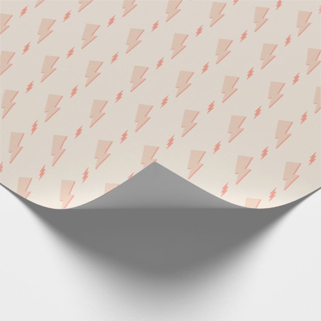 niedlicher Blitz aus Pantoletten Geschenkpapier (Ecke)