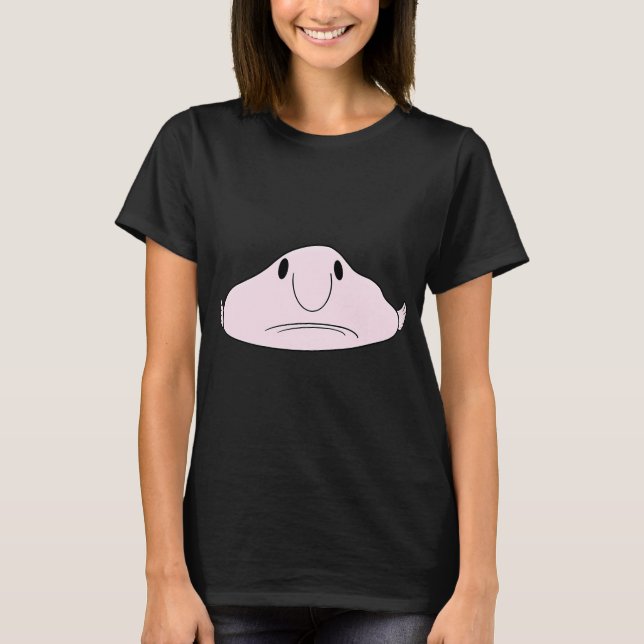 Niedlicher Blobfisch T-Shirt (Vorderseite)