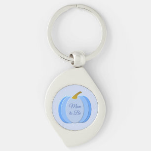 Niedlicher Blue Baby Boy Pumpkin Custom Mama zu se Schlüsselanhänger