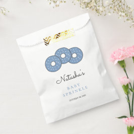 Niedlicher Blue Donut Baby Duschkopf für Jungen Geschenktütchen
