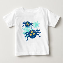 Niedlicher Blue Spider Halloween Clip Art Graphic