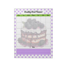 Niedlicher Blueberry Monatsmahlplan