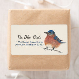 Niedlicher Bluebird-Farbstift Kunst