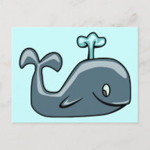 NIEDLICHER BLUEISH GRAY WHALE CARTOON TIERSEALI