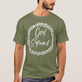 Niedlicher Blume-Circle Christlich für T-Shirt