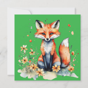 Niedlicher Blumenfuchs