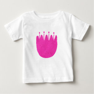 Niedlicher Blumenhintergrund Baby T-shirt