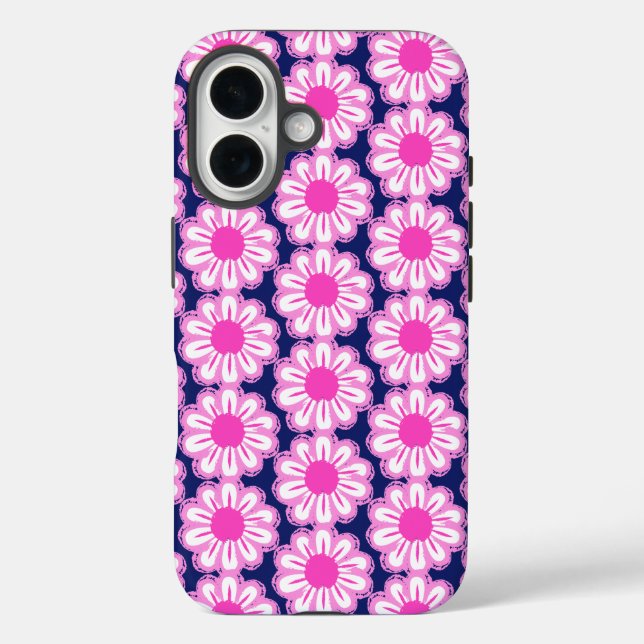 Niedlicher Blumenhintergrund Case-Mate iPhone Hülle (Rückseite)