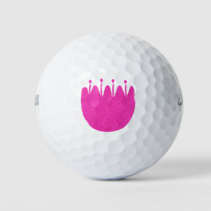 Niedlicher Blumenhintergrund Golfball