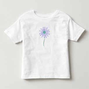 Niedlicher Blumenhintergrund Kleinkind T-shirt