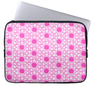 Niedlicher Blumenhintergrund Laptopschutzhülle
