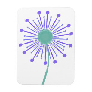 Niedlicher Blumenhintergrund Magnet