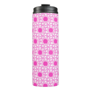 Niedlicher Blumenhintergrund Thermosbecher