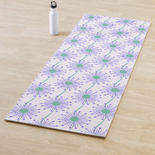 Niedlicher Blumenhintergrund Yogamatte
