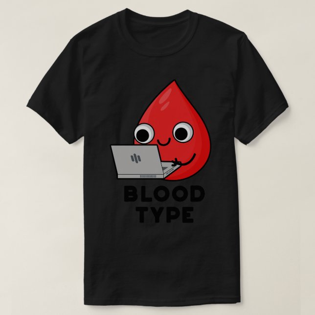 Niedlicher Bluttropfen Pun 1 T-Shirt (Design vorne)