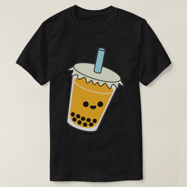 Niedlicher Boba Cup T-Shirt (Design vorne)