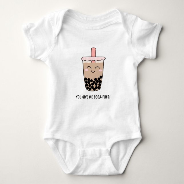 Niedlicher Boba Milk Tee Pub (Vorderseite)