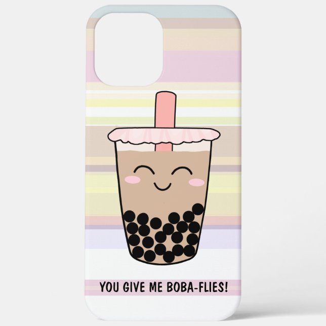 Niedlicher Boba Milk Tee Pub Case-Mate iPhone Hülle (Rückseite)