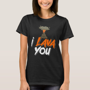 Niedlicher Boden ist Lava Volcano Science Teacher T-Shirt