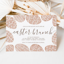 Niedlicher Boho Scandi Ostereierjagd Brunch