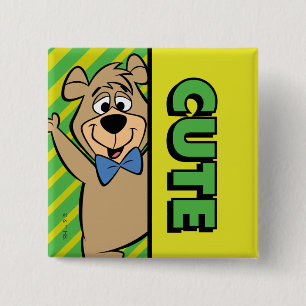 Niedlicher Boo-Boo-Bär Button