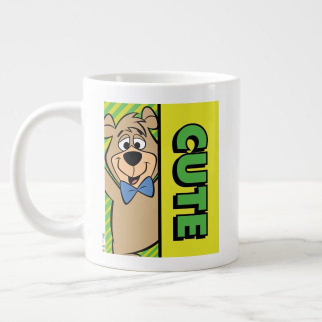 Niedlicher Boo-Boo-Bär Jumbo-Tasse (Links)