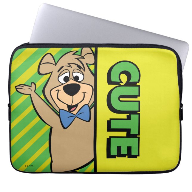 Niedlicher Boo-Boo-Bär Laptopschutzhülle (Vorderseite)