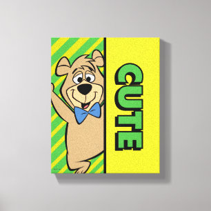 Niedlicher Boo-Boo-Bär Leinwanddruck