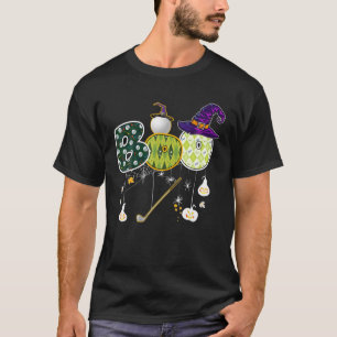 Niedlicher Boo Golfing Ghost Halloween Golfliebhab T-Shirt