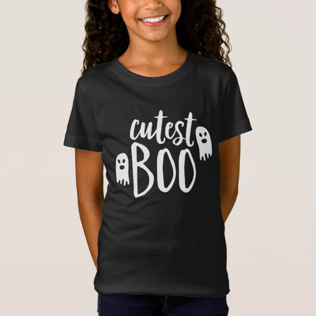 Niedlicher Boo | Halloween T-Shirt (Vorderseite)