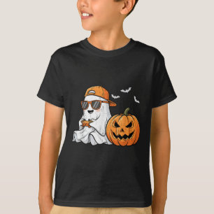 Niedlicher Boo mit Sungles, der Spiel spielt Funny T-Shirt