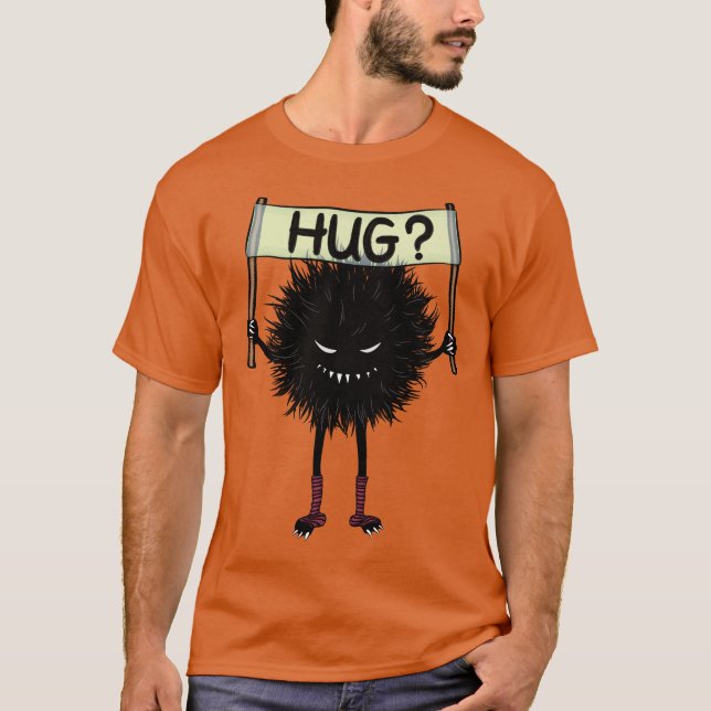 Niedlicher böser Charakter T-Shirt (Vorderseite)