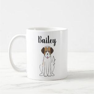 Niedlicher brauner Flöffy Dog Whimsical Custom Kaffeetasse