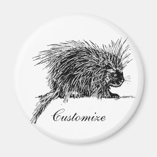 Niedlicher britischer Igel Thunder_Cove Magnet