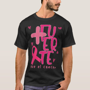 Niedlicher Brustkrebs - Unterstützung für Espanol  T-Shirt
