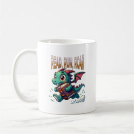 Niedlicher Buchdrache Kaffeetasse