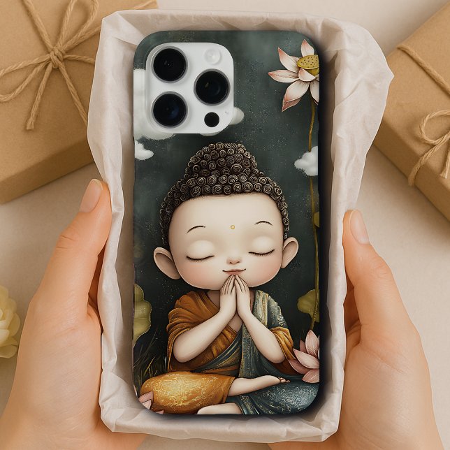 Niedlicher Buddha Art Friedlich Zen Meditation Des Case-Mate iPhone Hülle (Von Creator hochgeladen)